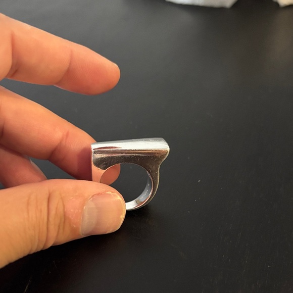 Thomas Sabo Sterling Silver Asymmetric Ring - Picture 4 of 4